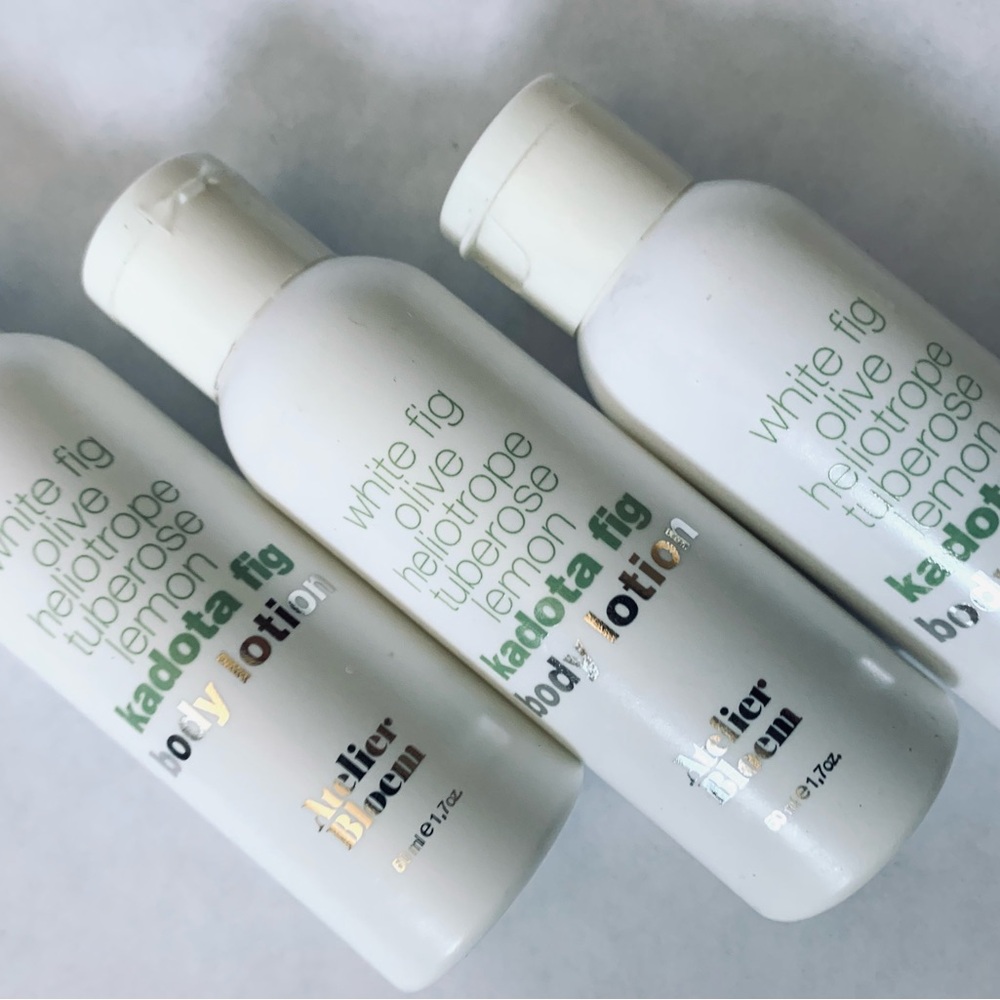 3 Atelier Bloem Luxury Body Lotion Kadota Fig - Toiletry 1.7 Oz each